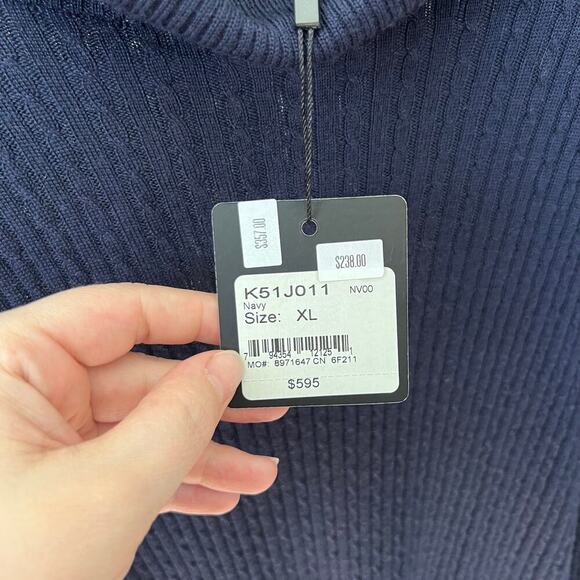 NWT St. John Cashmere Blend Turtleneck Sweater - Picture 6 of 9